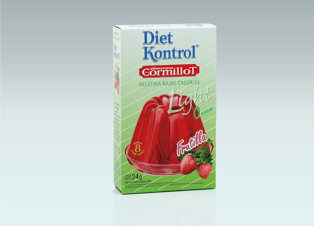 Carballo Design gelatinas Cormillot Diet Kontrol